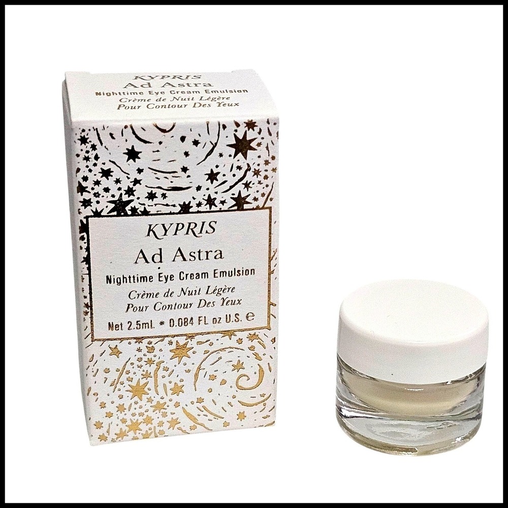 KYPRIS Ad Astra Nighttime Eye Cream Emulsion Anti-Aging Travel Size 2.5ml